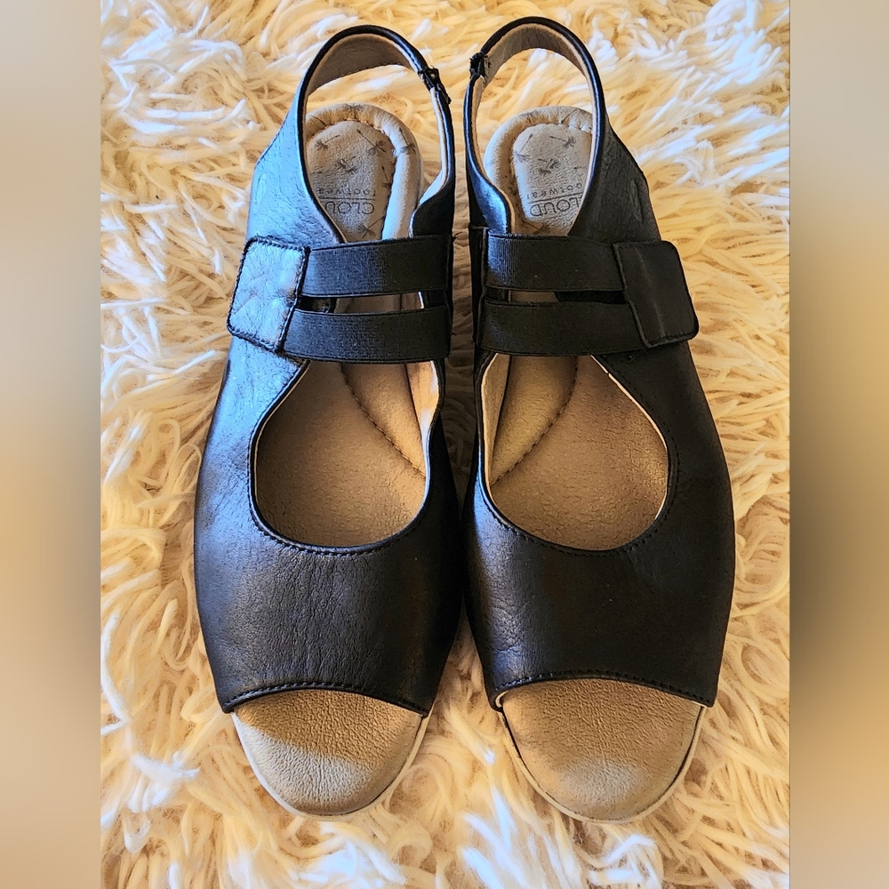 Cloud Harper peep toe Sandal